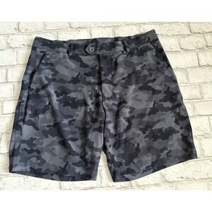 G/FORE Maverick Hybrid Camo Golf Shorts Men's Size 36 Charcoal Gray